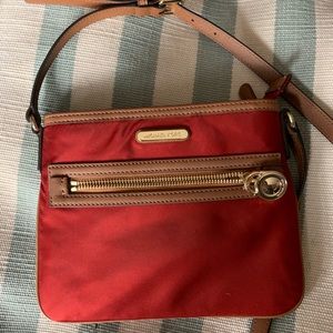 Red Micheal Kors purse